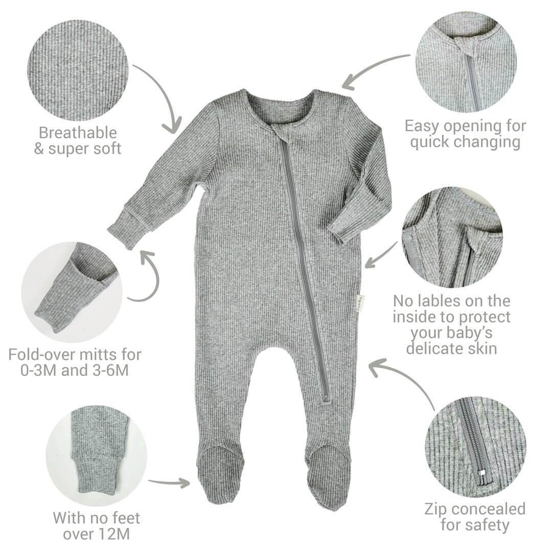 Powder Blue Sleepsuit