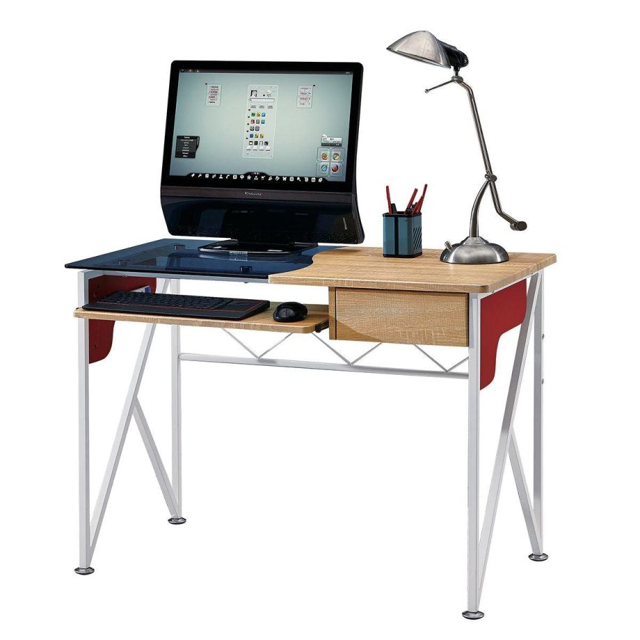 Kids Computer Desk MINIONS Natur/White