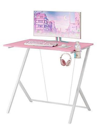 Techni Sport Kids Gaming Desk, Pink