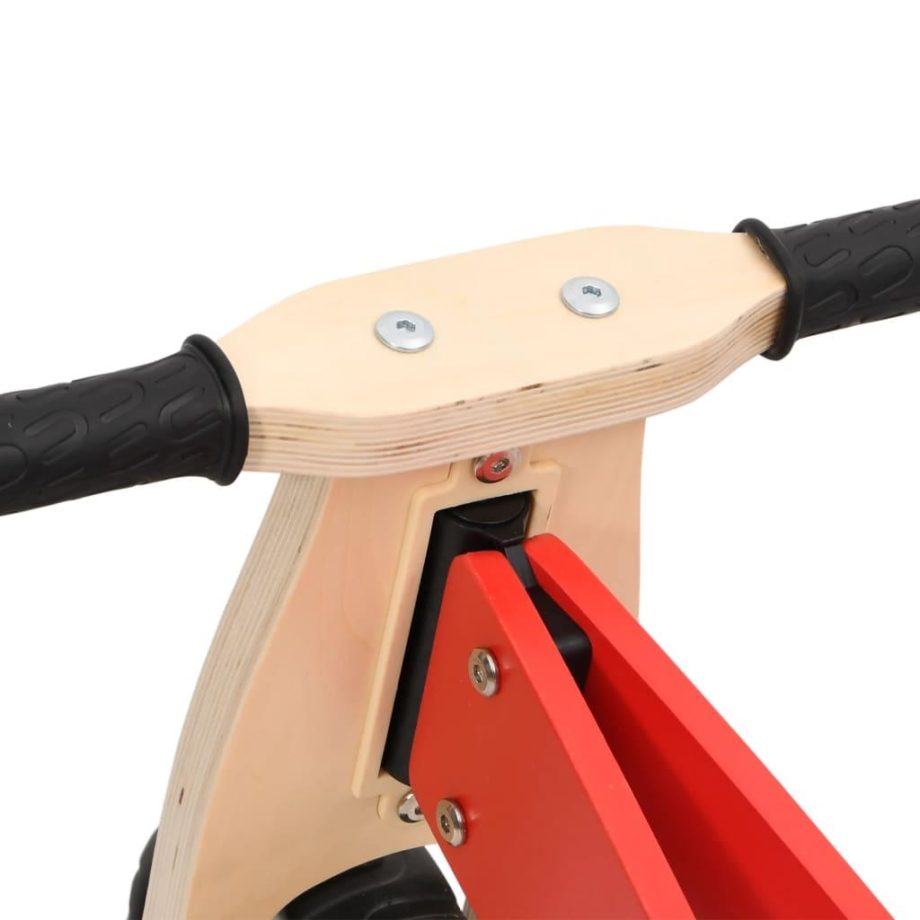 vidaXL Bicicleta de echilibru pentru copii 2 in 1, rosu